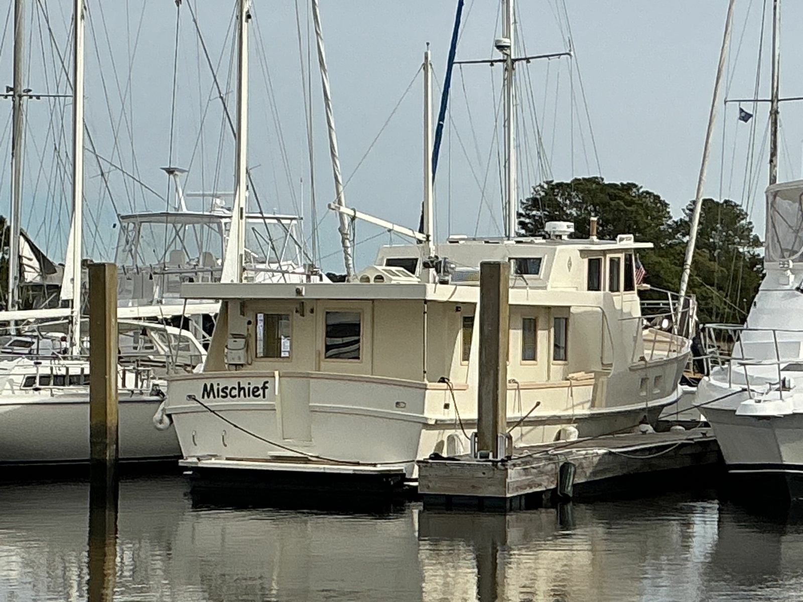 2009 Hugh Huff Custom Build Custom Raised Pilothouse Trawler 47