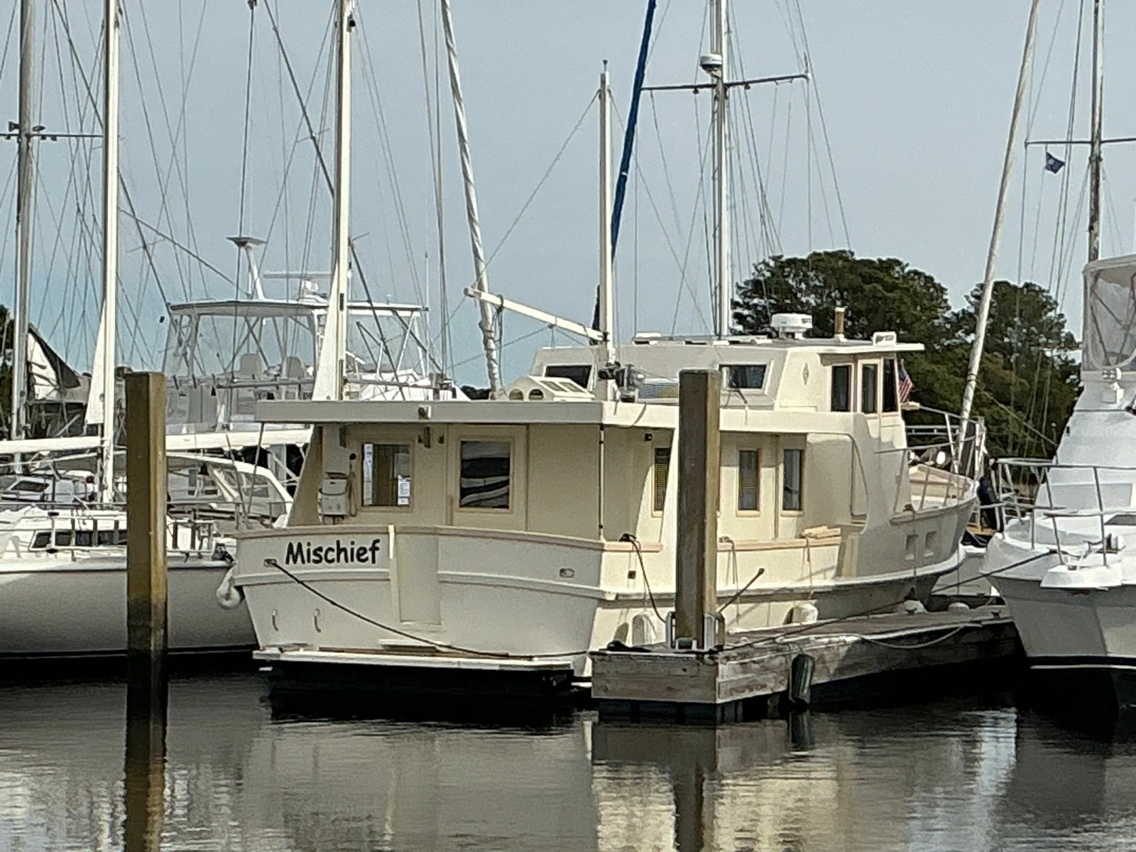2009 Hugh Huff Custom Build Custom Raised Pilothouse Trawler 47