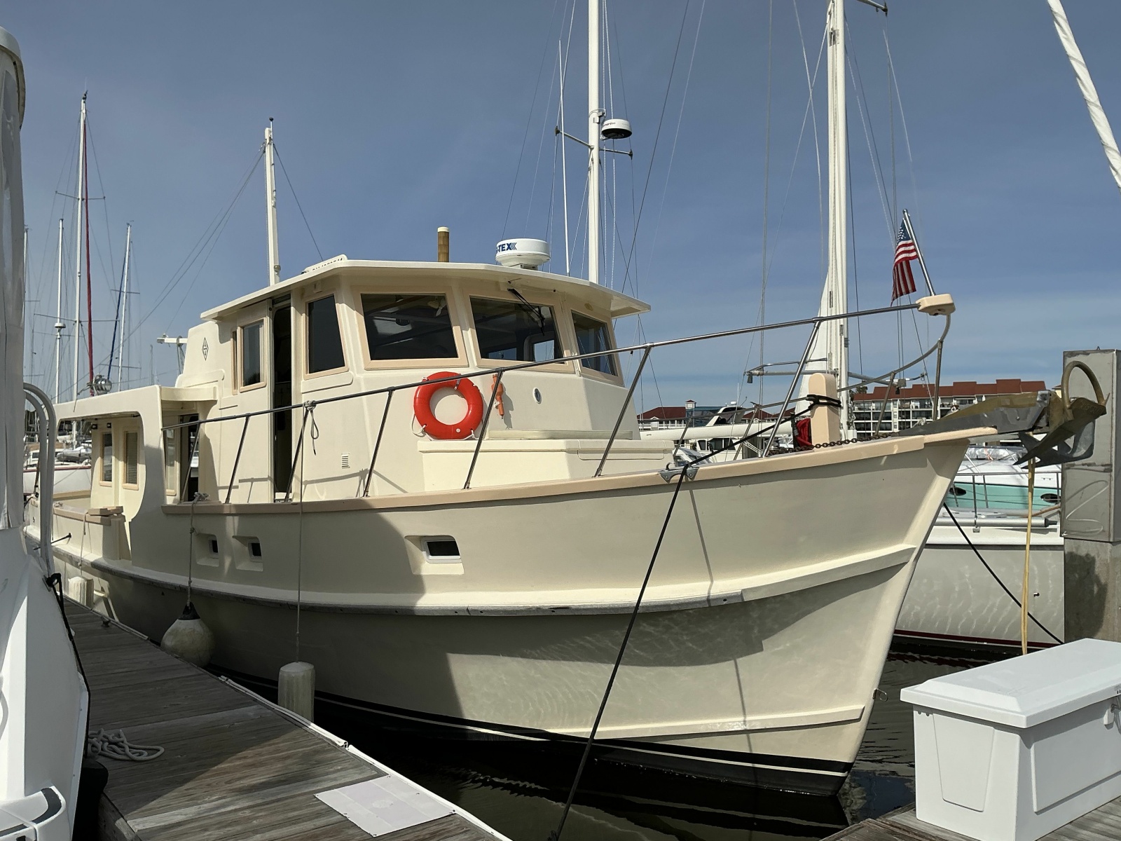 2009 Hugh Huff Custom Build Custom Raised Pilothouse Trawler 47
