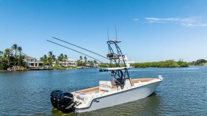 Aft View with Dual Outboards