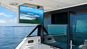 Cockpit Entertainment Area with TV