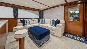 Luxurious Salon with L-Shaped Sofa