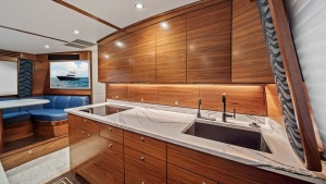 Modern Galley with Dual Sinks
