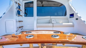 Aft Deck with Teak Table