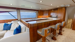 Galley and Lounge Area View