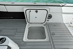 Photo 6161472 for 2022 World Cat 400 CC-X  2022 World Cat 400 CC-X - Starboard Side Storage