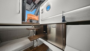 Lower Cabin with Compact Galley