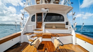 Spacious Aft Deck with Seating Area