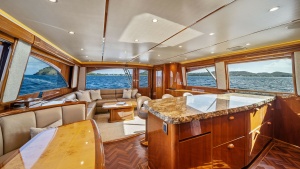 Spacious Interior Salon with Ocean Views