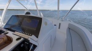Flybridge Helm with Seating Area