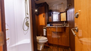 2007 Hatteras 68 Convertible- KEMOSABE- Port Guest Head