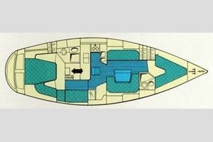 Blue Highway 42ft Moody Yacht For Sale