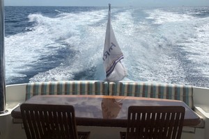 Horizon 73 ABU - Aft Deck Table