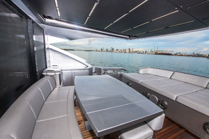 Pershing 82 Milagros - Aft Deck