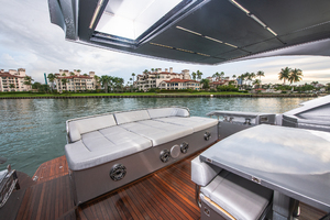 Pershing 82 Milagros - Aft Deck