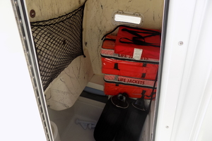 2017 Sailfish 2360 CC - Console Storage