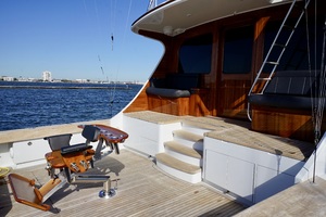 Whiticar 77 - Kings Blue - cockpit