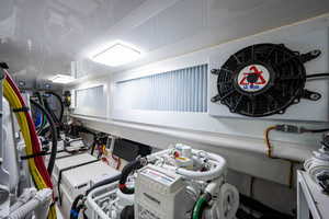 Viking 58-Double G-Engine Room