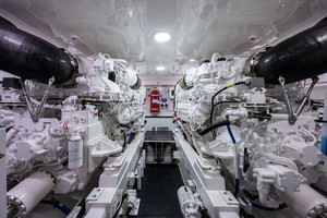 Viking 58-Double G-Engine Room
