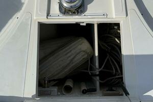 58' West Bay anchor chain locker access