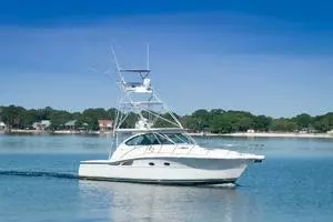 2003 Tiara Yachts 4200 Open  Kingfisher Stbd Profile