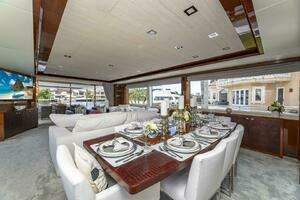 2012 Princess 104 - Interior dining