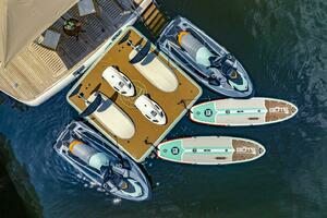 2012 Princess 104 - inflatable dock