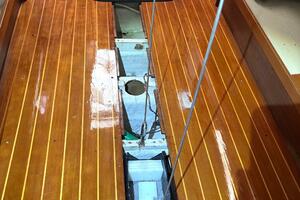 Refinished floorboards