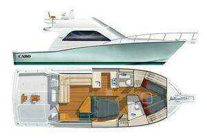 2008 Cabo 43 Convertible thumbnail 72