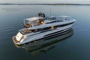 MYSTERE 2023 Mangusta Raised Pilothouse Yacht For Sale in Palm Beach FL