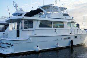 SUNSET GRILLE 1990 Hatteras 62 Cockpit Motor Yacht Yacht For Sale in Tampa FL