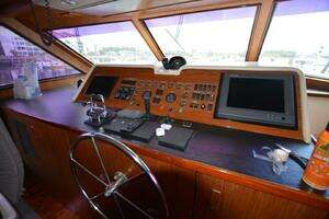 Unique Skill 80ft Hatteras Yacht For Sale