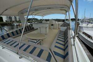 Unique Skill 80ft Hatteras Yacht For Sale