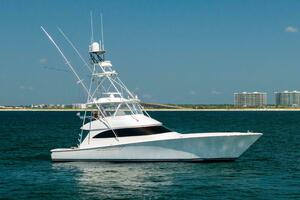 2018 Viking 62 Convertible- Da'Grits- STBD Profile