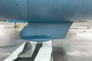 Freshly painted bottom
