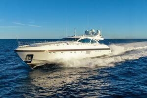 BLUE AZUR 130ft Overmarine Yacht For Sale