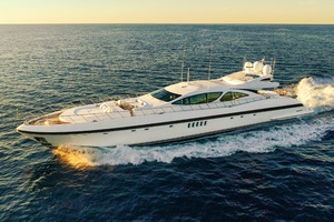 BLUE AZUR 130ft Overmarine Yacht For Sale