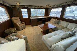 Moonshine 1985 Hatteras Enclosed Bridge Yacht For Sale in West Palm Beach FL