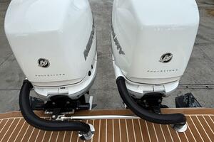 Twin Mercury FourStroke engines on a 2013 Statement 35 Cente