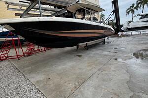 2013 Statement 35 Center Console boat on dry dock, with over