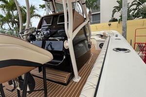 2013 Statement 35 Center Console boat with sleek interior an