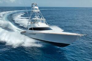 2023 Viking 64 Convertible- SIN PELO- STBD Profile