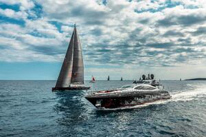 BLACK LEGEND 163ft Overmarine Yacht For Sale