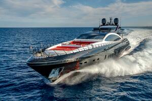 BLACK LEGEND 163ft Overmarine Yacht For Sale