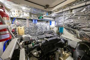 Princess V62-S Alpha Dog -  Engine Room