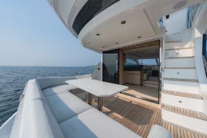 Luxurious 2023 Azimut Fly 53 yacht with elegant deck seating
