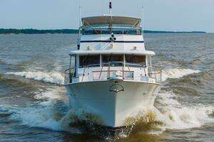 SUMMERTIME LADY 1980 Hatteras Extended Deck Yacht For Sale in Worton MD