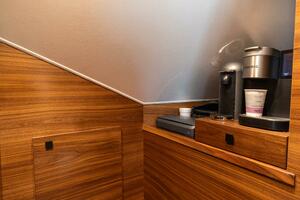 2025 82 Viking Convertible Boujie Port Coffee Room