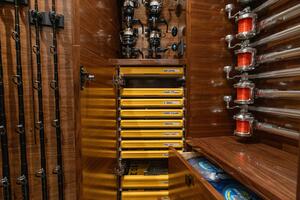2025 82 Viking Convertible Boujie Tackle Room (4)