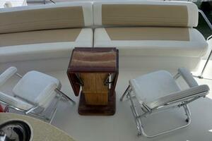 2006 Carver 43 Motor Yacht interior with seating and table, 